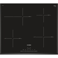 Plita incorporabila Bosch PIF651FC1EE, Inductie, 4 zone de gatit, Control Touch, Timer, PowerBoost, Negru