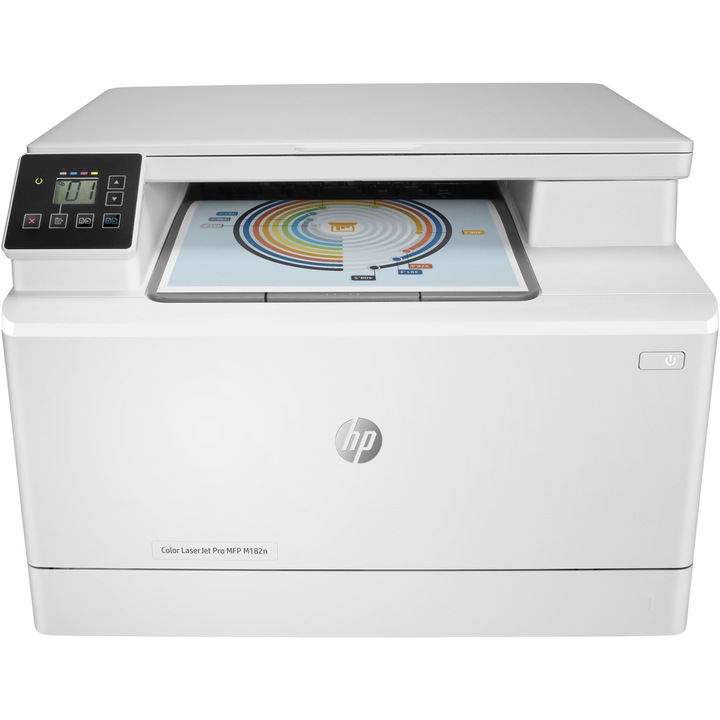 Мултифункционален лазарен принтер HP LaserJet Pro M182n, Мрежа, A4