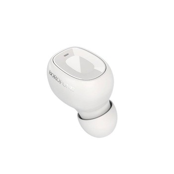 Casca Bluetooth Originala Borofone BC28 Shiny sound MINI, Alb Casca Bluetooth Originala Borofone BC28 Shiny sound MINI, Alb