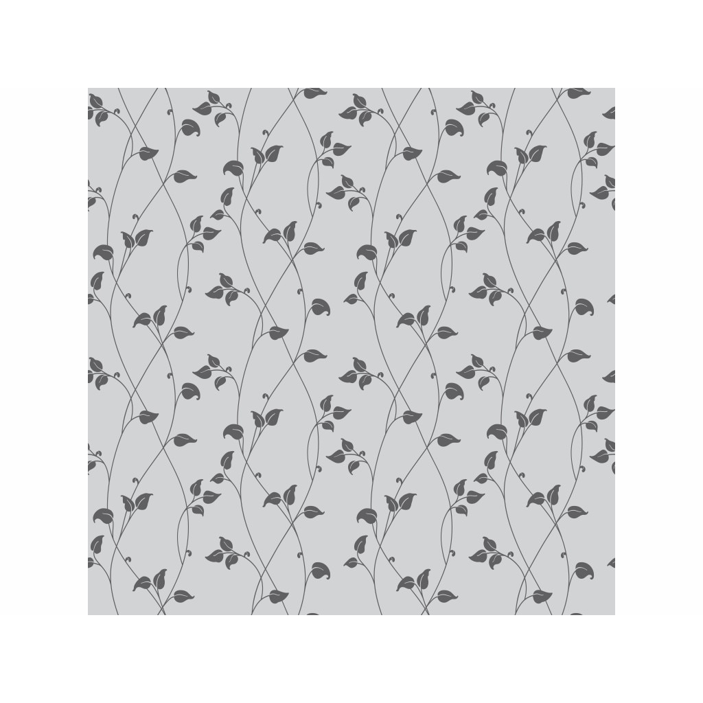 Folie geam autoadeziva Maia, Folina, model floral, rola de 100x100 cm