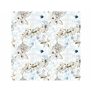 Folie geam autoadeziva Kalea, Folina, model floral, rola de 100x100 cm Folie geam autoadeziva Kalea, Folina, model floral, rola de 100x100 cm