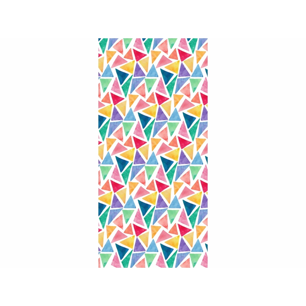 Folie geam autoadeziva Injiri, Folina, model mozaic multicolor - 100x210 cm