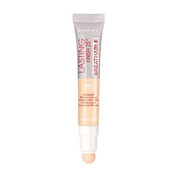 Anticearcan Rimmel London Lasting Finish 25H Breathable Concealer, 001 Light Ivory, 7 ml Anticearcan Rimmel London Lasting Finish 25H Breathable Concealer, 001 Light Ivory, 7 ml