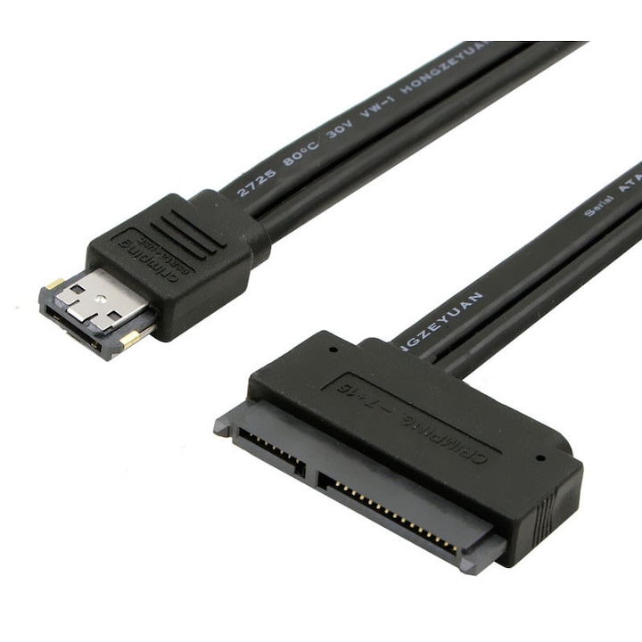 Adaptor, Power eSATA (eSATA+USB combo) la SATA, 22 Pin