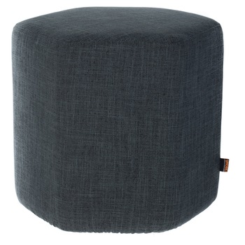 Taburet QMOBILI HEX Gri inchis, stofa, husa detasabila, picioare antialunecare Taburet QMOBILI HEX Gri inchis, stofa, husa detasabila, picioare antialunecare