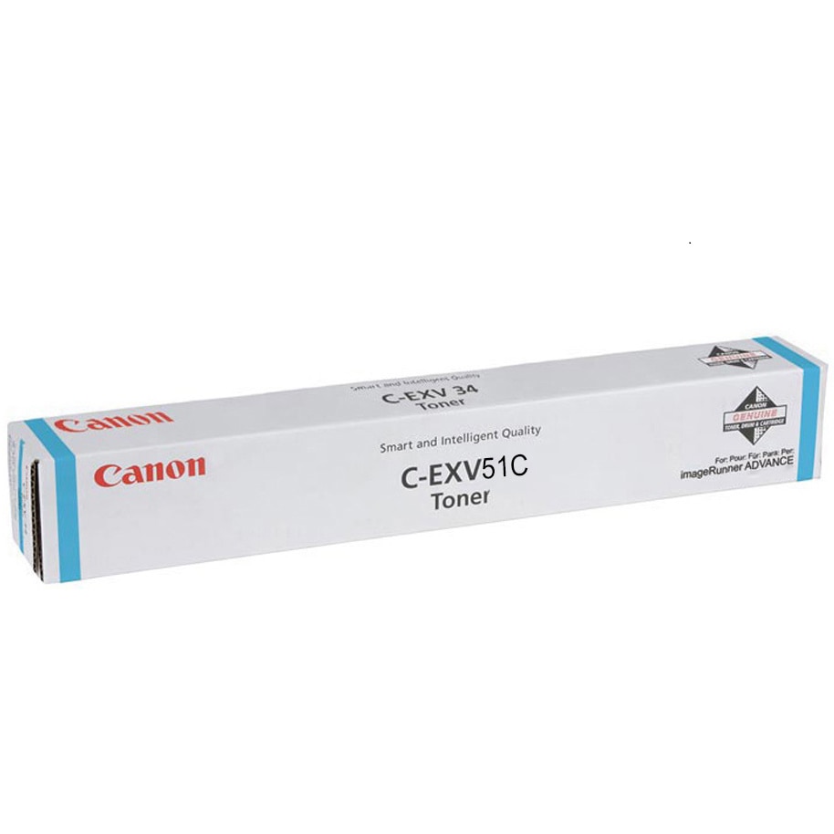 Cartus toner C-EXV51C cyan Canon original 60000 pagini