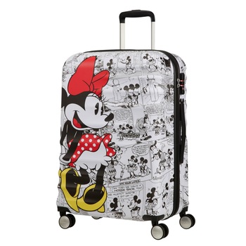 Troler spinner 67cm mickey comics red, American tourister, wavebreaker disney Troler spinner 67cm mickey comics red, American tourister, wavebreaker disney