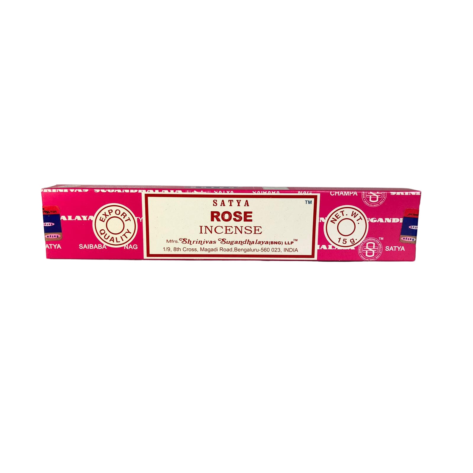 Betisoare Naturale Parfumate Rose, Satya 15g(12-15buc)