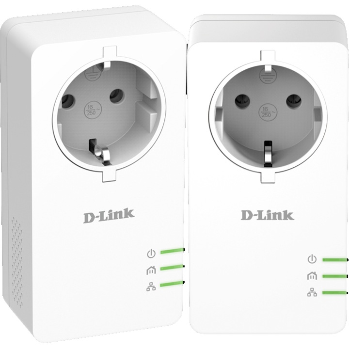 D-Link Powerline adapter szett, QoS, port Gigabit