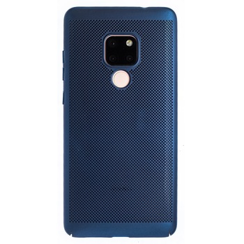 Husa hard Huawei Mate 20 Albastru- Model perforat Husa hard Huawei Mate 20 Albastru- Model perforat