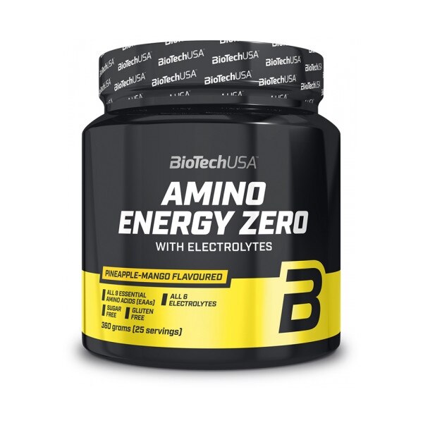 Pudra aminoacizi Amino Energy Zero with Electrolytes, 360 g, Biotech