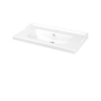 Lavoar GoodHome Lana, ceramic, 80 x 45 cm, alb Lavoar GoodHome Lana, ceramic, 80 x 45 cm, alb