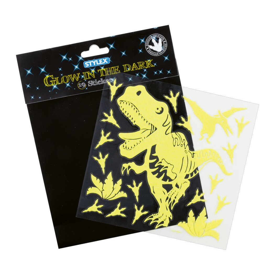 Set 16 stickere Stylex Dino fosforescente