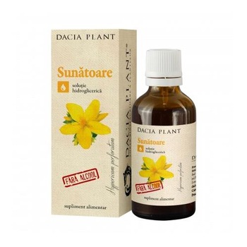 Tinctura Sunatoare Fara Alcool 50ml Dacia Plant Tinctura Sunatoare Fara Alcool 50ml Dacia Plant