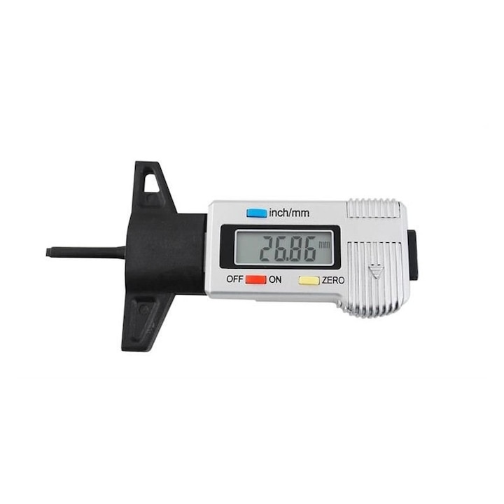 Dispozitiv Digital Cu Display LCD Pentru Masurat Adancime Uzura Profil Anvelope
