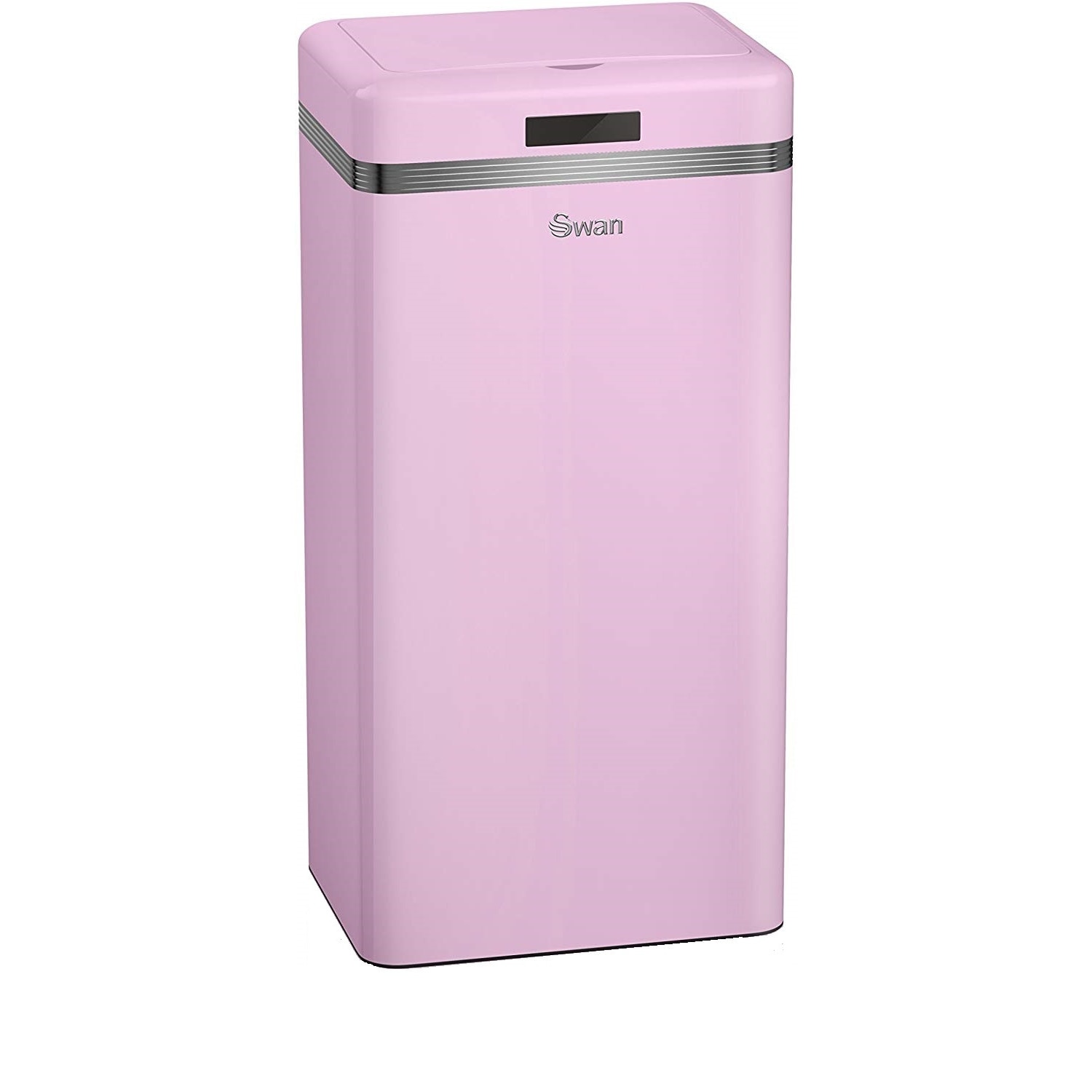 Cos de gunoi cu senzor, Swan SWKA4500PN, Tehnologie infrarosu, Capacitate 45 Litri, Roz