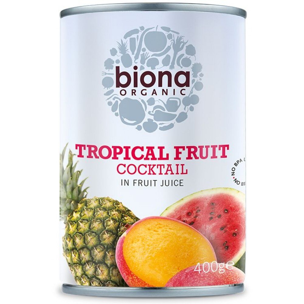 Cocktail de fructe tropicale bio, Biona, 400g