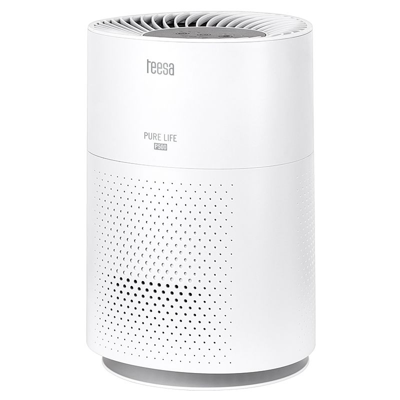 Purificator de Aer Teesa Pure Life, Capacitate 136 mc/h, Filtrare in 3 Etape, Touchpad, Filtru Carbon, 4 Moduri de Functionare