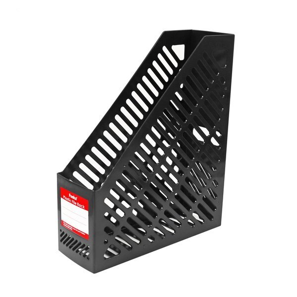 Suport vertical Foska Premium plastic negru A4