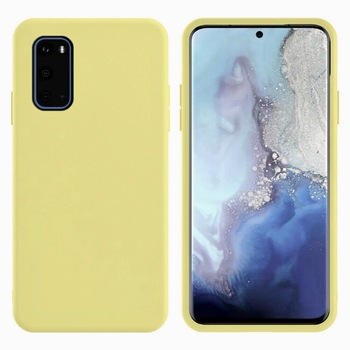 Husa Samsung Galaxy A71 TPU Galbena Husa Samsung Galaxy A71 TPU Galbena