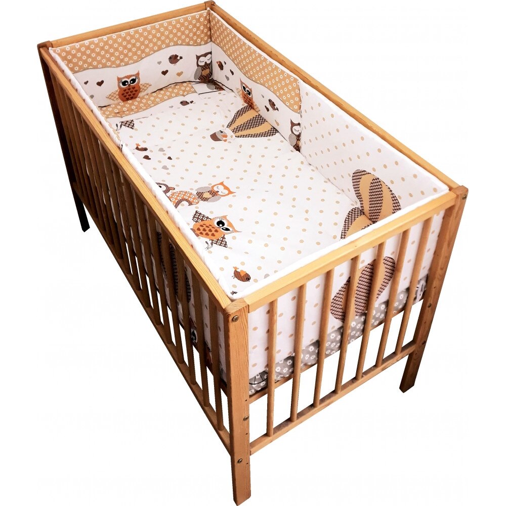 Lenjerie patut Bufnite cu 5 piese Bufnite