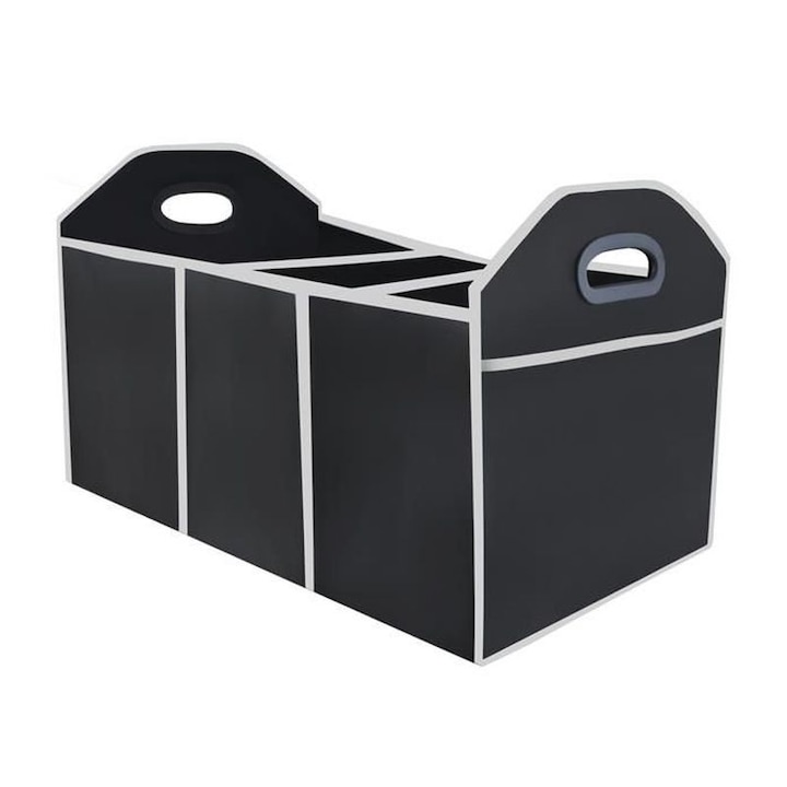 Organizator pliabil pentru portbagaj auto, PROCART, 3 compartimente, 55x32x32 cm