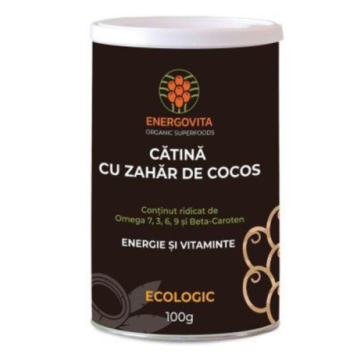 Catina ecologica cu zahar de cocos 100 g