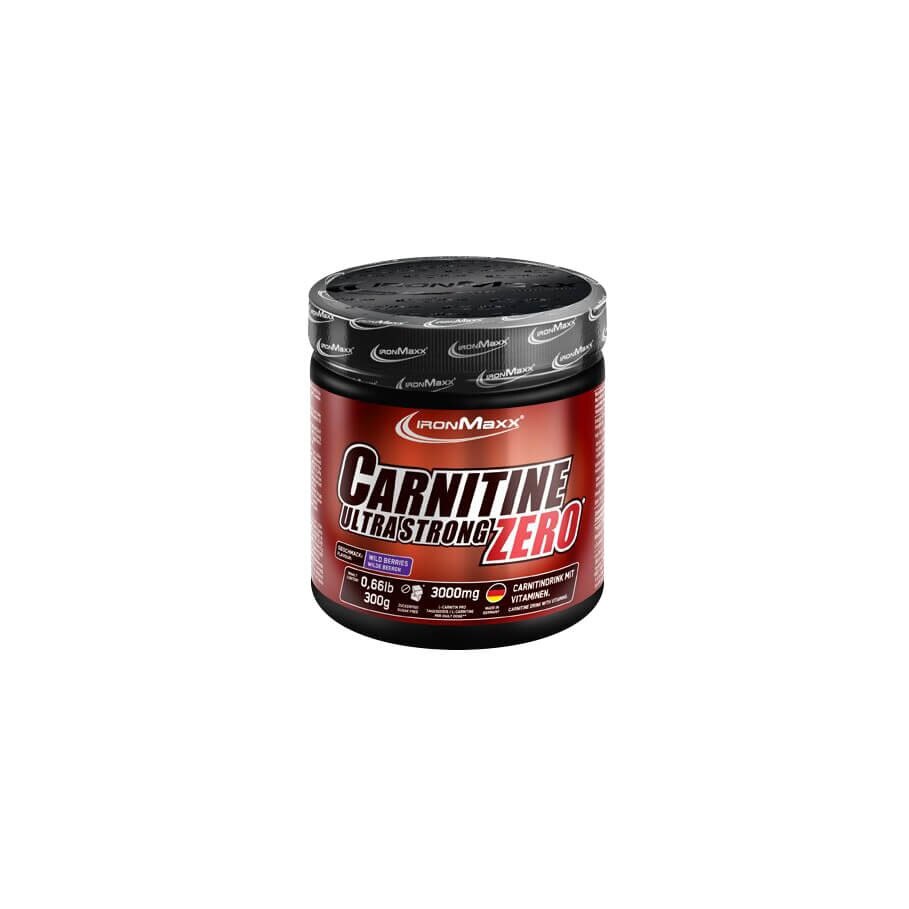 Suplimente nutritive, Ironmaxx, Carnitina Ultra Strong Zero, wild berries