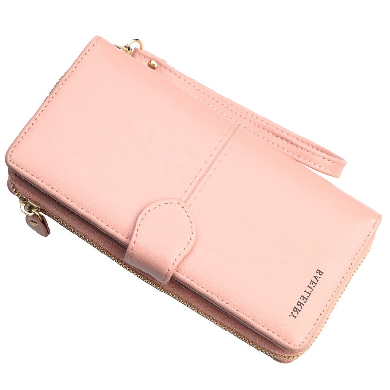 Portofel dama Baellerry , RM-110 ,Roz, Piele