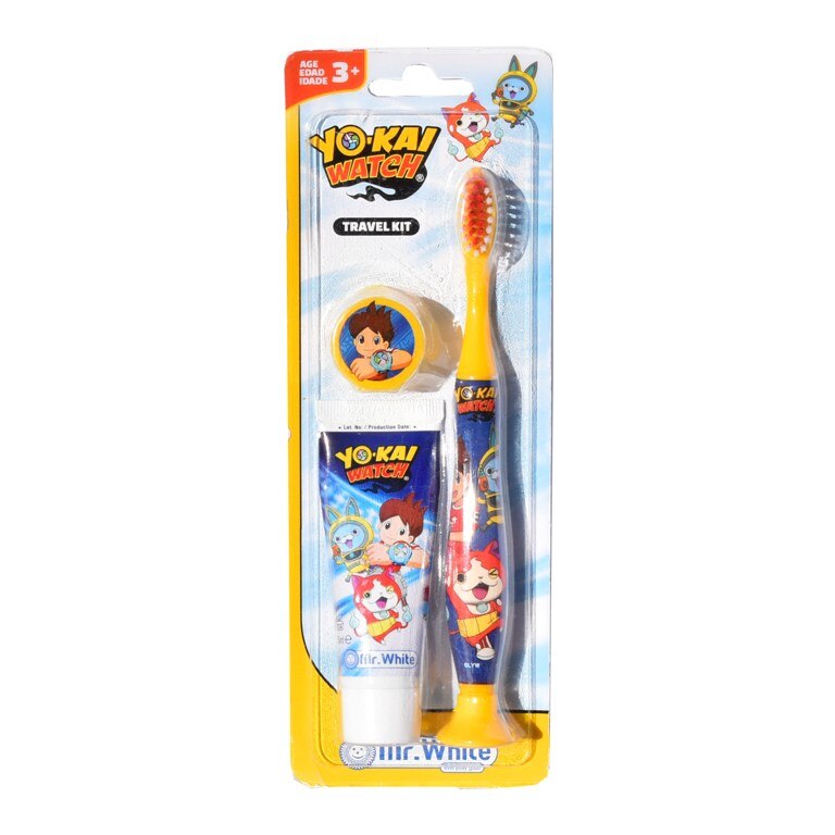 Set igiena orala Yo kay cu periuta de dinti cu capac si pasta dinti 25ml