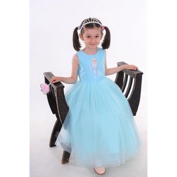 Rochita printesa Elsa, Anastasia, tafta, bumbac, tulle, 104 cm, 4 ani Rochita printesa Elsa, Anastasia, tafta, bumbac, tulle, 104 cm, 4 ani