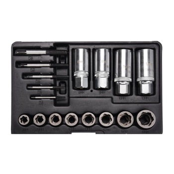 Set extractoare de suruburi si piulite rupte Yato YT-06033, 17 buc Set extractoare de suruburi si piulite rupte Yato YT-06033, 17 buc