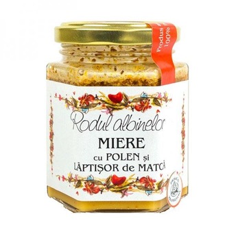 Energizant Miere Polen Laptisor Matca Prisaca Transilvania 200gr Energizant Miere Polen Laptisor Matca Prisaca Transilvania 200gr