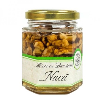 Miere cu Nuca Prisaca Transilvania 200gr Miere cu Nuca Prisaca Transilvania 200gr