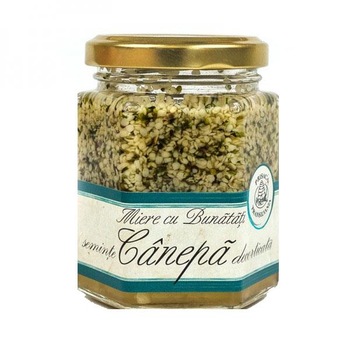 Miere cu Canepa Prisaca Transilvania 200gr Miere cu Canepa Prisaca Transilvania 200gr