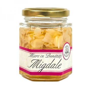 Miere cu Migdale Prisaca Transilvania 200gr Miere cu Migdale Prisaca Transilvania 200gr