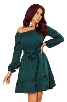 Rochie 265-1 Daisy, NUMOCO, Verde Rochie 265-1 Daisy, NUMOCO, Verde