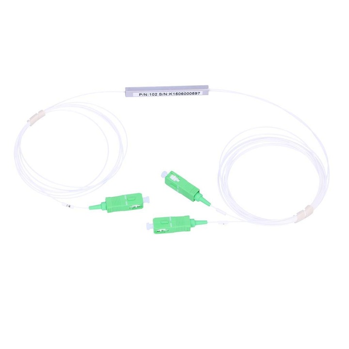 EXTRALINK 1:2 PLC SPLITTER SC/APC 900UM 1M