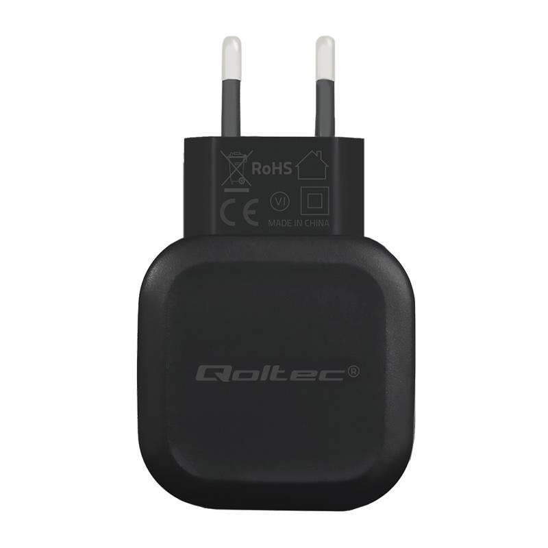 Adaptor AC, Qoltec, 24W, 5V, 4.8A, 4xUSB