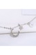 Set lant din argint 925 Lacely cu 3 pandantive si cercei in forma de stea cu pietre de zirconiu, 40 cm, ideal cadou, aniversare, sarbatori