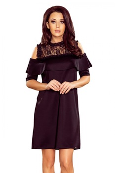 Rochie 247-1, NUMOCO, Negru, 2XL Rochie 247-1, NUMOCO, Negru, 2XL