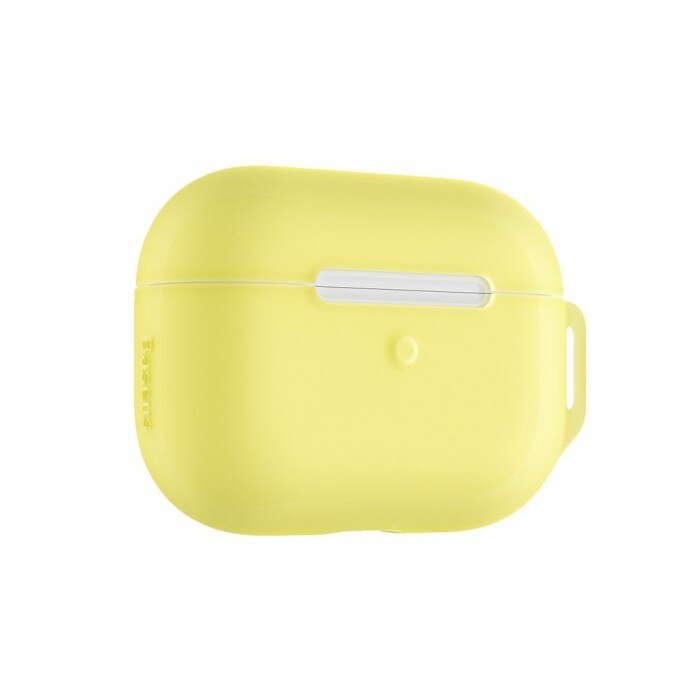 Husa protectoare AirPods Pro, Baseus Let's Go Mini Lanyard, Galben