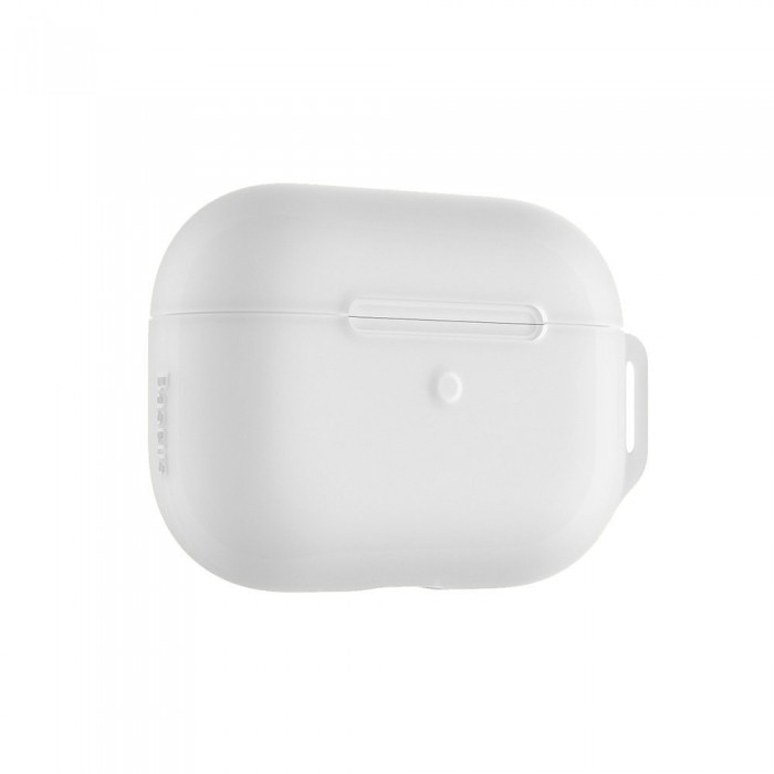 Husa protectoare AirPods Pro, Baseus Let's Go Mini Lanyard, Alb