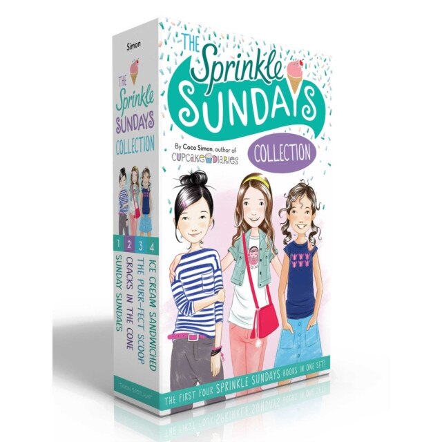 The Sprinkle Sundays Collection: Sunday Sundaes; Cracks in the Cone; The Purr-Fect Scoop; Ice Cream Sandwiched de Coco Simon