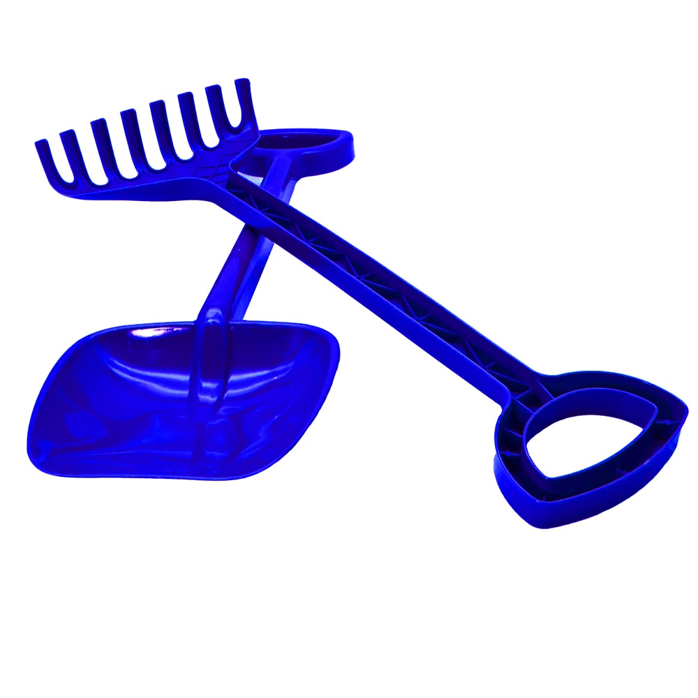 Set lopata si grebla , Albastra , Robentoys