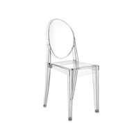Scaun dining Glass, 50x39x91 cm, Policarbonat, Transparent