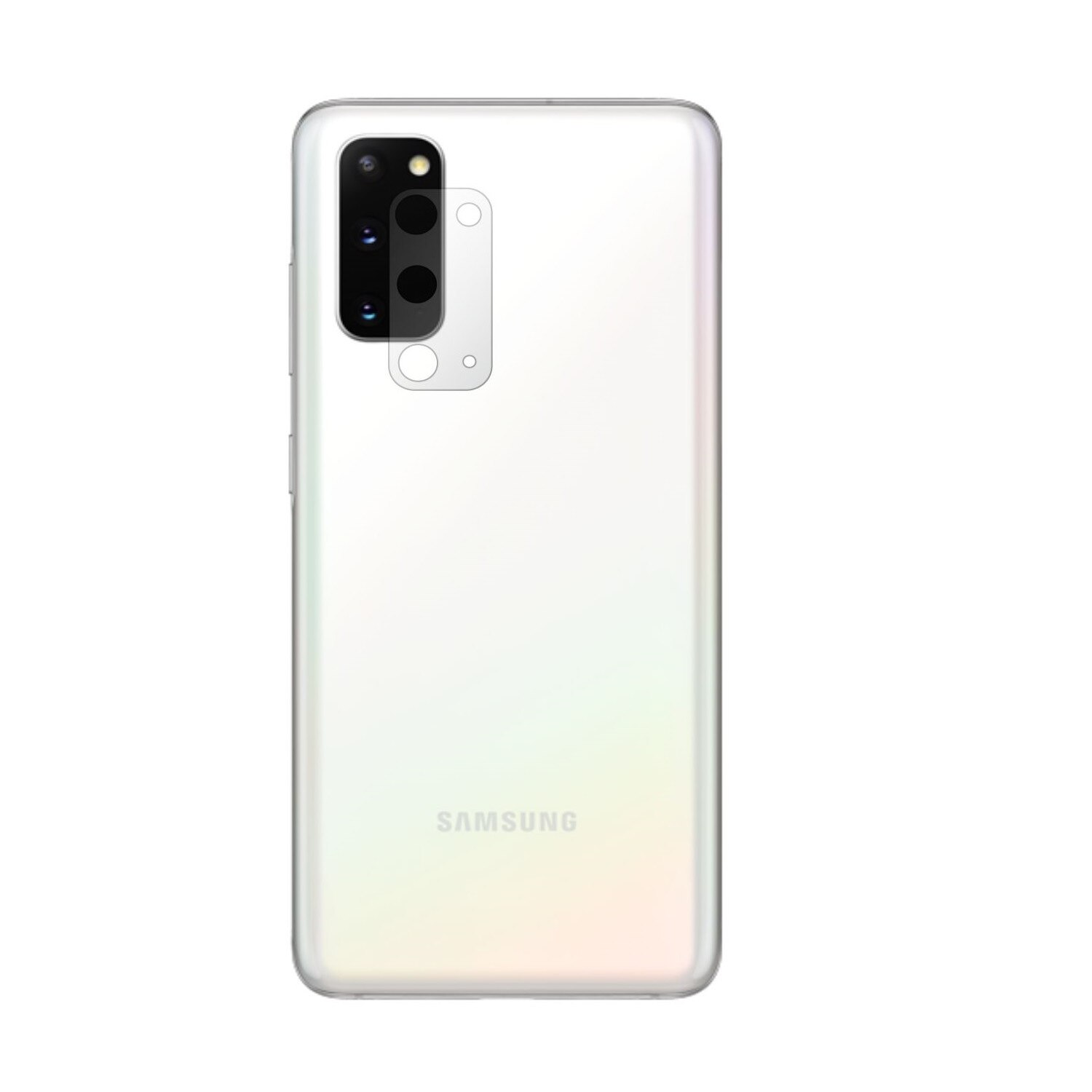 Set 4X Folie Protectie Camera Invisible Skinz HD pentru Samsung Galaxy S20, 5G - Folie Siliconica Ultra-Clear cu Acoperire Totala, Adeziva si Flexibila