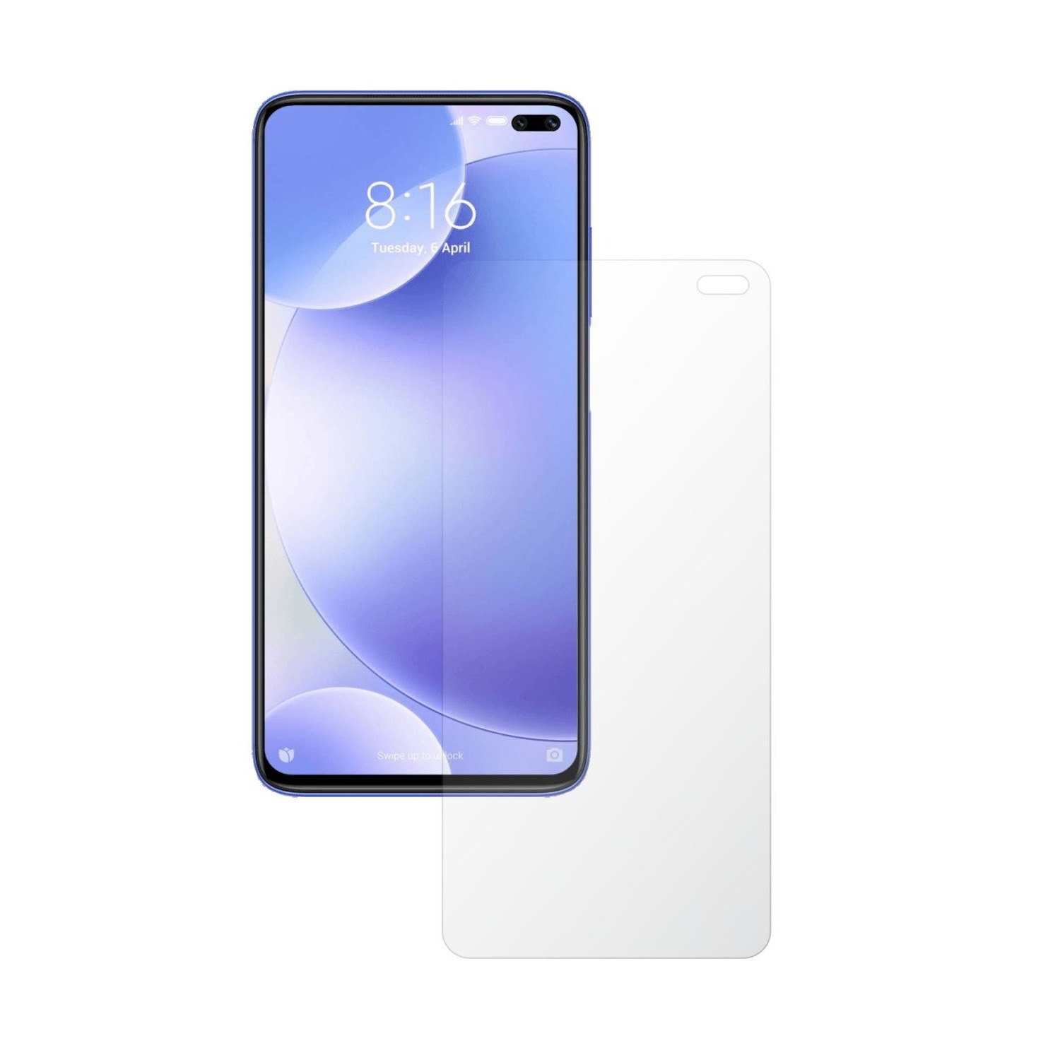 Set 2X Folie Protectie Ecran Invisible Skinz HD pentru Xiaomi Poco X2 - Folie Siliconica Ultra-Clear cu Acoperire Totala, Adeziva si Flexibila