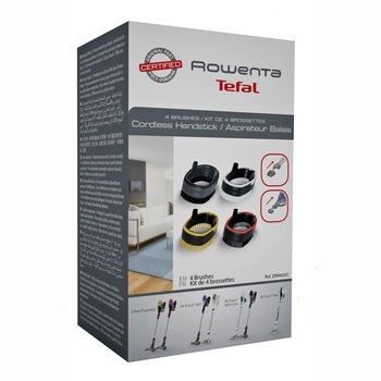 Kit de 4 perii pentru gama de aspiratoare vertical ROWENTA Air Force ZR904201 Kit de 4 perii pentru gama de aspiratoare vertical ROWENTA Air Force ZR904201