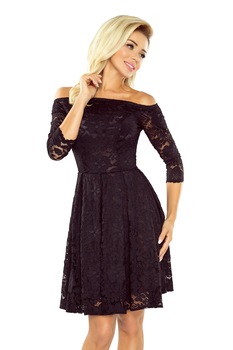 Rochie 168-1, NUMOCO, Negru, XL Rochie 168-1, NUMOCO, Negru, XL